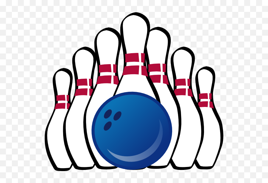 Bowling Ball And Pins Clip Art - Bowling Clip Art Bowling Pins Png,Bowling Pin Png