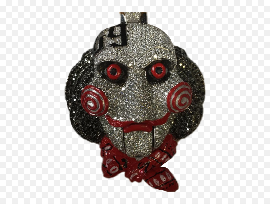 69 Tekashi Saw Clown Iced Out Pendant Png Official Psds - Pendant,Saw Png