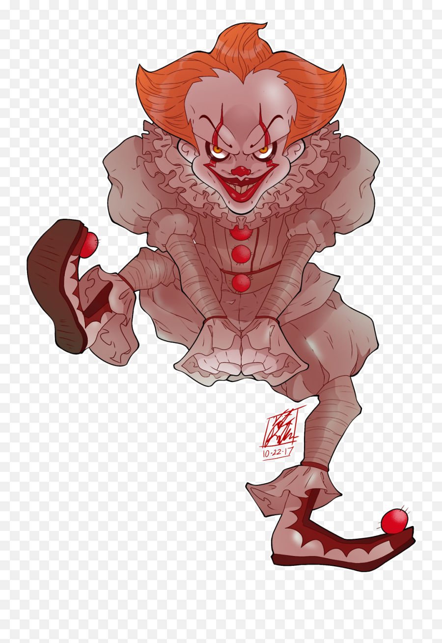 Download U201ci Really Love Pennywise - Pennywise Art Full Transparent Pennywise Png,Pennywise Png