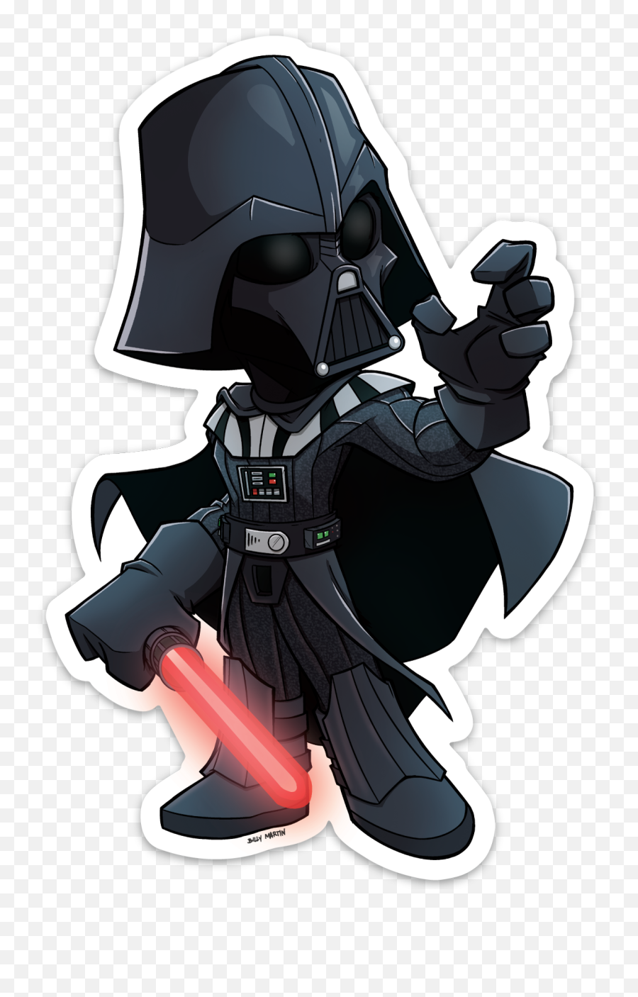 Darth Vader Sticker - Darth Vader Png,Darth Vader Helmet Png