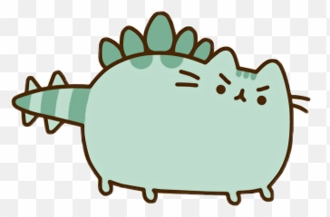 Dino Pusheen - Dinosaur Transparent Cartoon Jingfm png