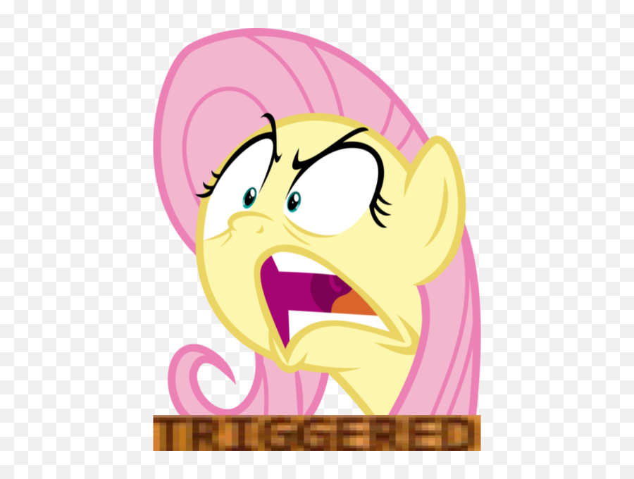 Meme Safe Simple Background - My Little Pony Fluttershy Angry Png,Memes Transparent Background