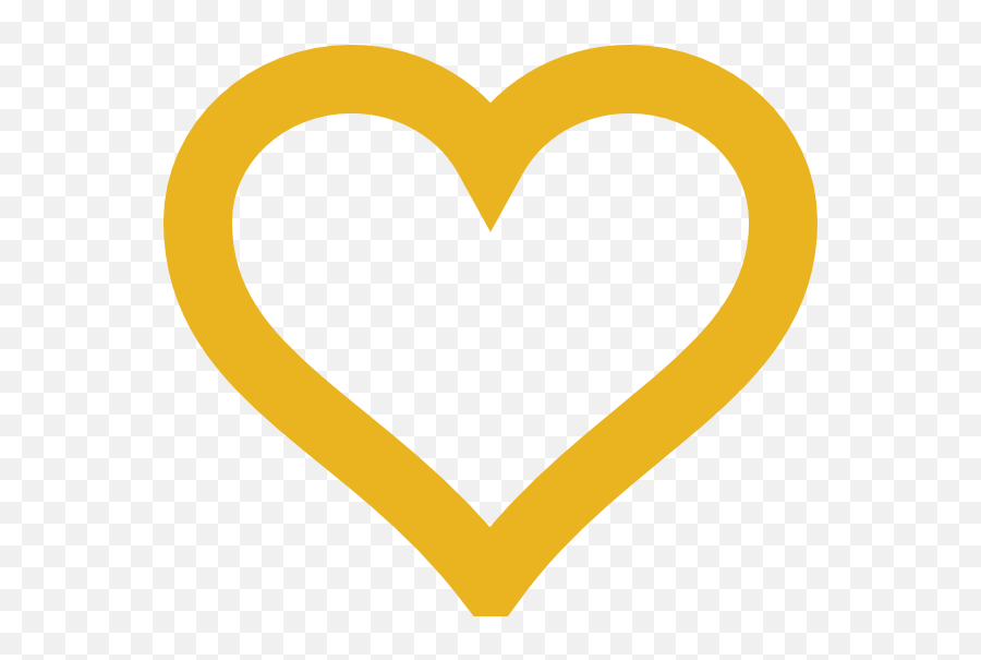 Yellow Heart Frame Png - Yellow Heart Frame Png,Yellow Heart Png