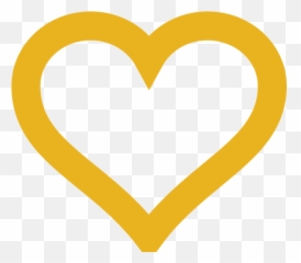 Yellow Heart Frame Png