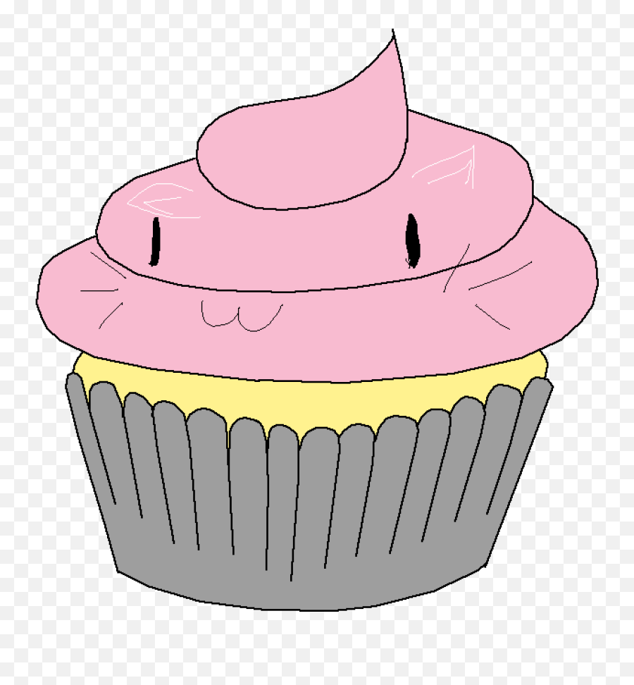 Cupcake Clip Art Buttercream Portable Network Graphics - Cake Slice Drawing Transparent Png,Natsuki Png