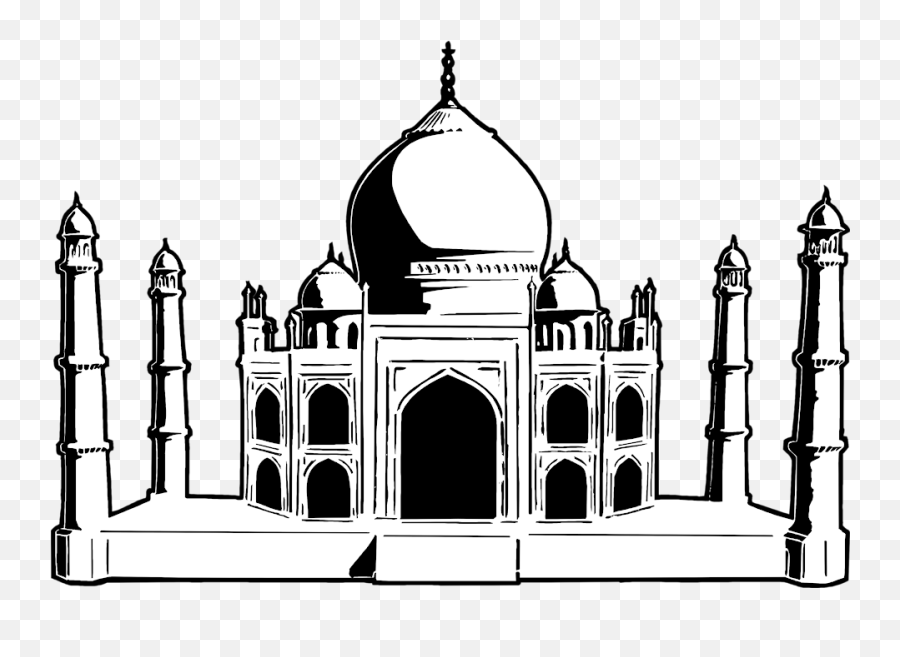 Drawing Of Taj Mahal Png Image For Free - Illustration Of Taj Mahal,Taj Mahal Png