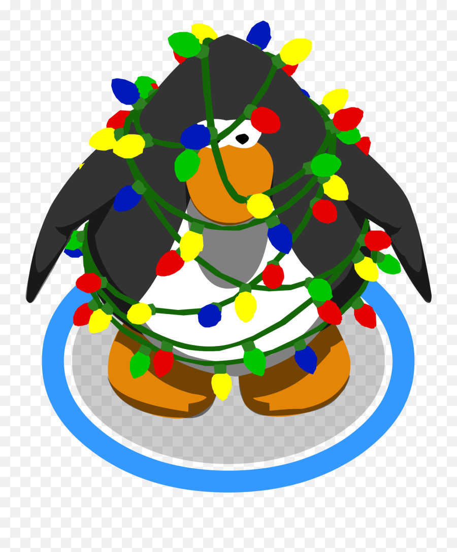 Christmas Lights Club Penguin - Game Png,Holiday Lights Png