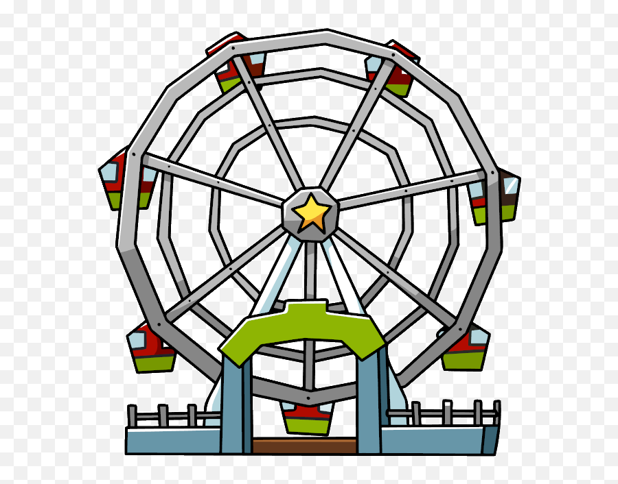 Giant Wheel Png Clipart - Portable Network Graphics,Ferris Wheel Png