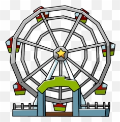 Giant Wheel Png Clipart - Portable Network Graphics,Ferris Wheel Png