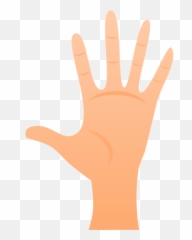 Open Hand - With Wrist Clipart png
