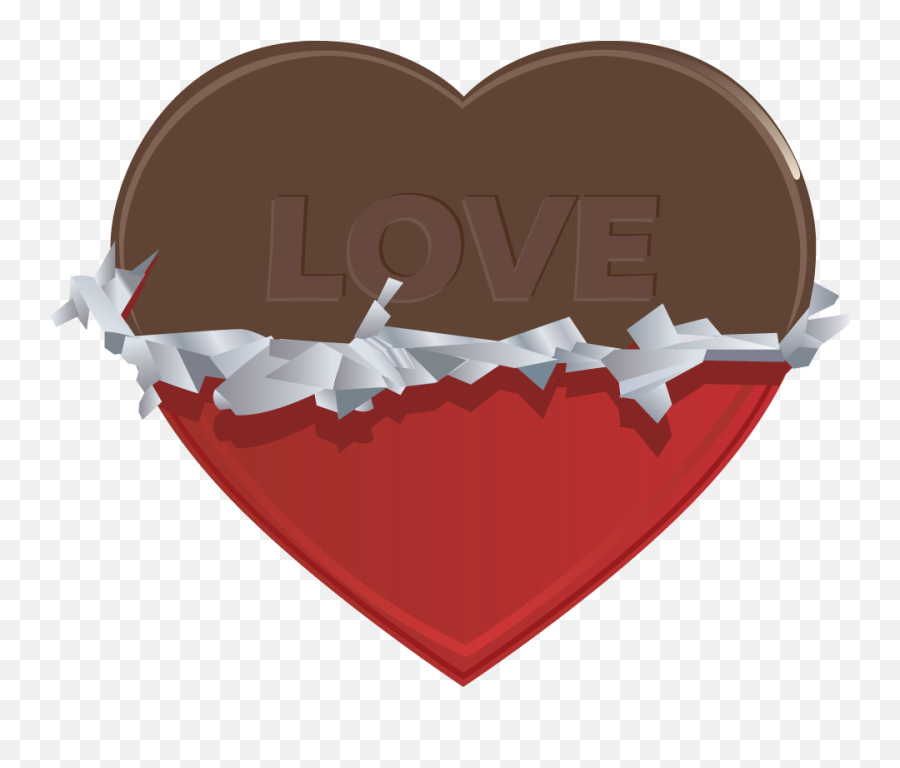 Chocko Heart Png Clipart - Chocolate Wallpaper Shaped Heart,Cartoon Heart Png