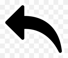 Curve Clipart - Curved Arrows No Background Transparent Going To The Left png