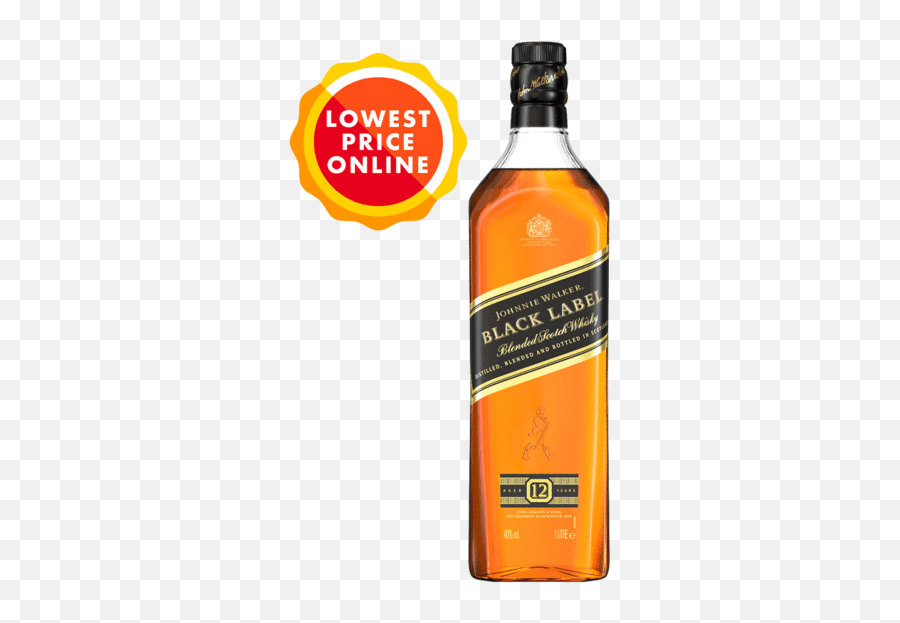 Johnnie Walker Black Label 1l - Whisky Johnnie Walker Black Label 1l Png,Black Label Png