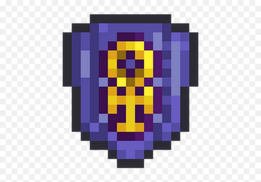 Minecraft Heart Of The Sea Png Image - Ankh Shield Terraria,Minecraft Heart Transparent
