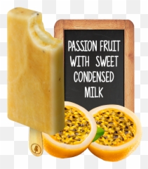 Passion Fruit With Sweet Condensed Milk - Paletas In Usa Png,Passion Fruit Png