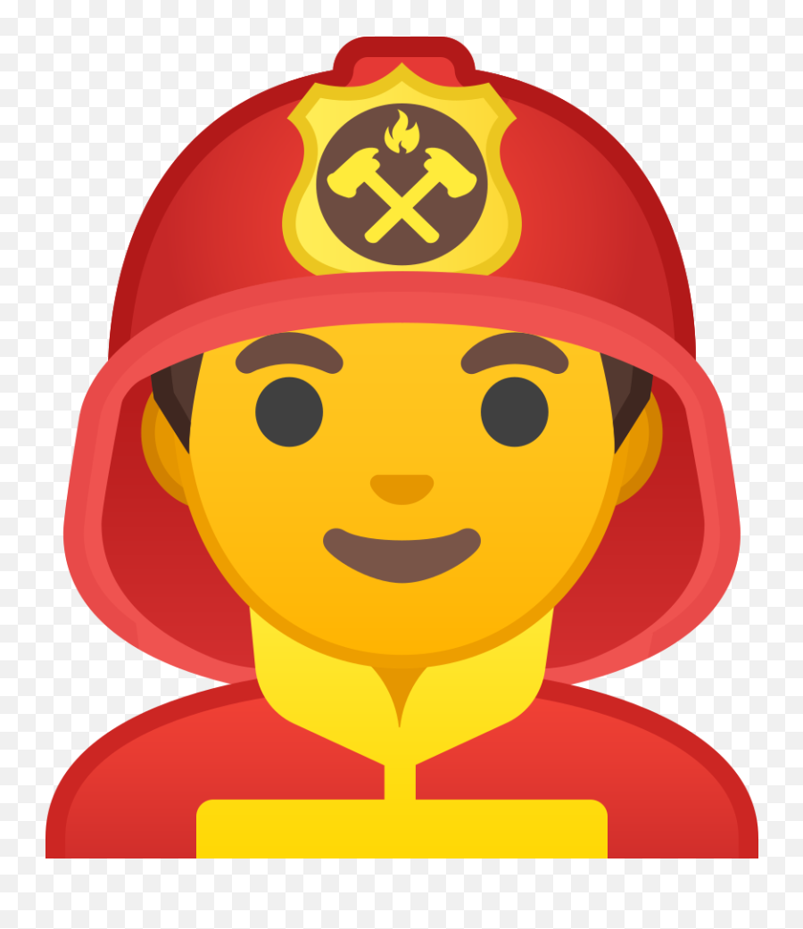 Firefighter Emoji Clipart Png Man