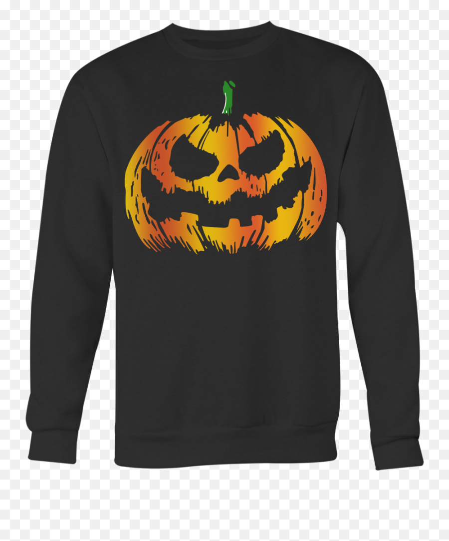 Download Disstressed Pumpkin Face Horror T - Shirt Camisas Long Sleeve Png,Pumpkin Face Png