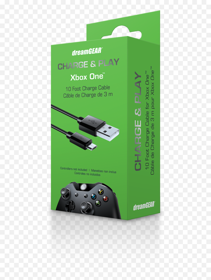 Charge And Play For Xbox One - Portable Png,Xbox One Controller Transparent Background