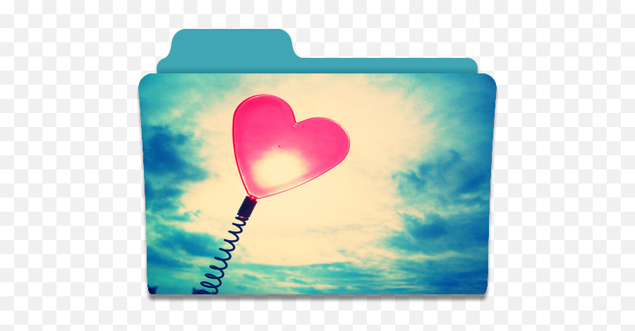 Cute Heart Icon Png - Cute File Folder Icons,Cute Heart Png