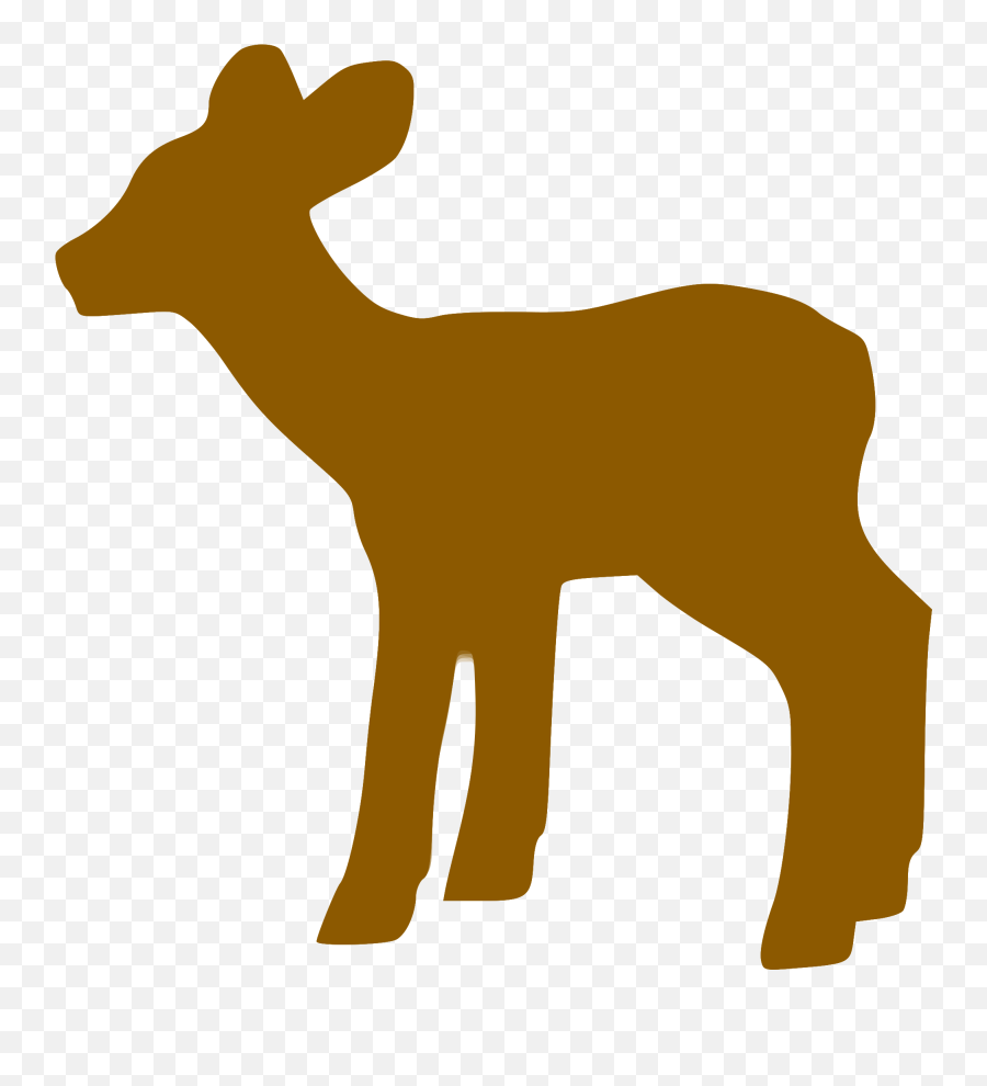 Silhouette Animaux 10 - Animal Figure Png,Doe Png