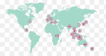 Bbpb Global U2013 Draft Bye Plastic Bags - Vector Flat Earth Map Png,Bye Png