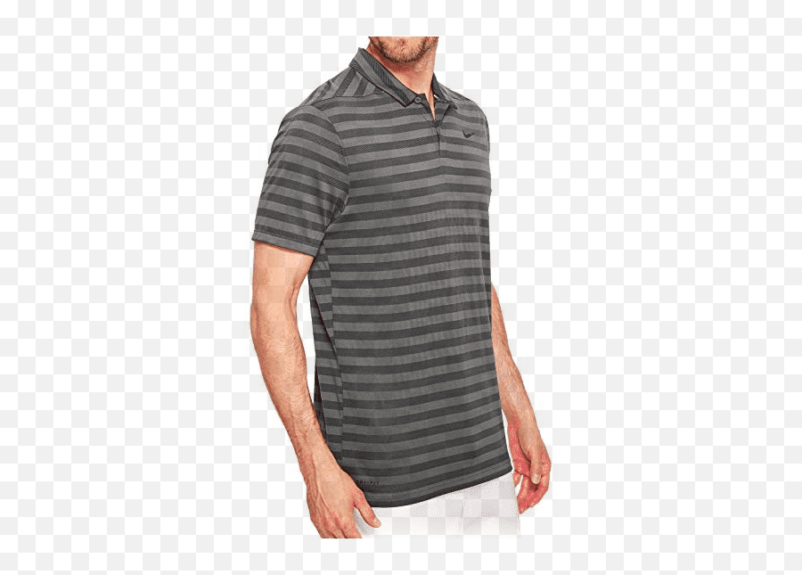 Nike Menu0027s Dry Dark Greyblack Stripe Golf Polo 890103 021 Jual Pakaian Adat Jawa Png Dri - fit Icon Heather Polo