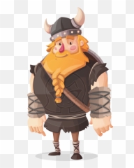 Brave Png Clipart - Viking Cartoon Character,Brave Png