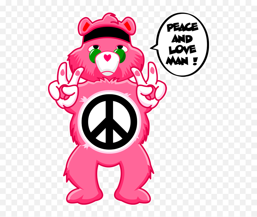 Parody Of Game Thrones Care Bears - Peace And Love Png,Hippie Icon