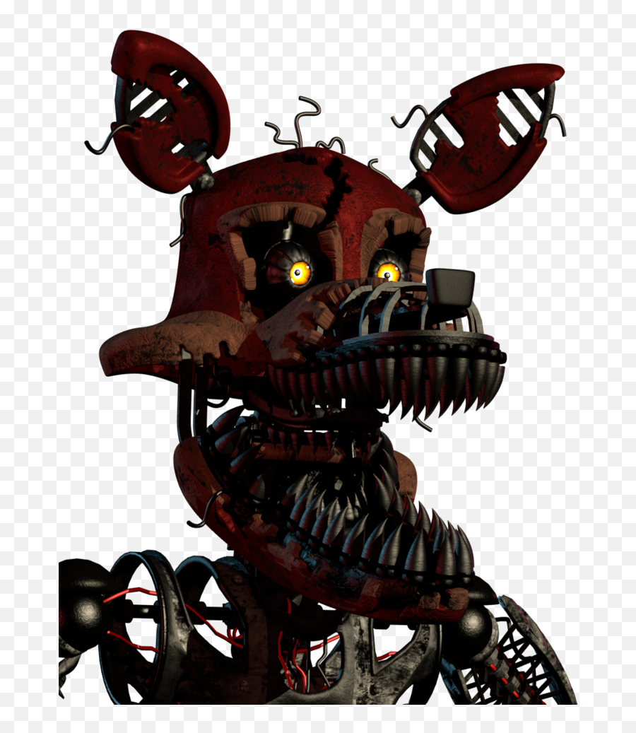 Nightmare Foxy Png 4 Image - Foxy Five Nights At,Foxy Transparent