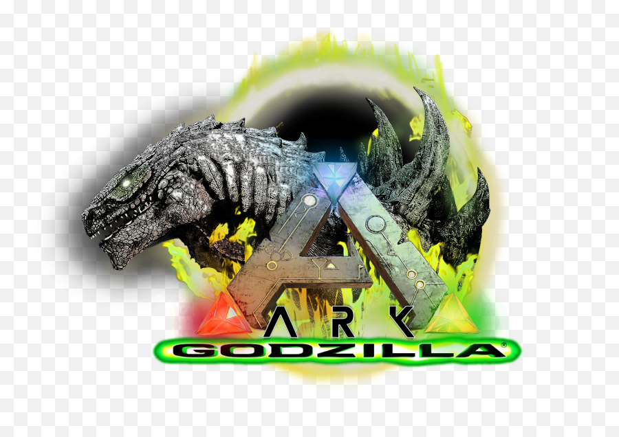 Download Godzillark Logo - Godzilla Png Transparent Png Ark Survival Evolved,Godzilla Transparent