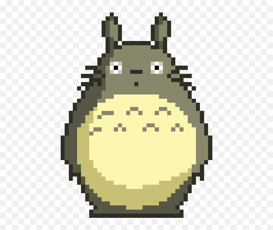 Top Chisai Totoro Stickers For Android U0026 Ios Gfycat - Anime Pixel Art Png,My Neighbor Totoro Icon