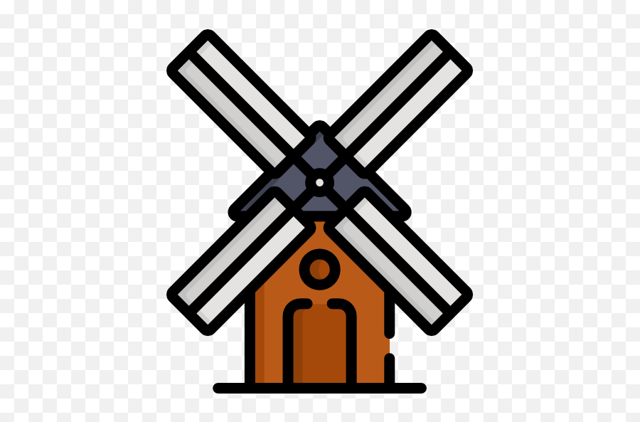 Windmill - Free Travel Icons Mill Vector Png,Windmill Icon