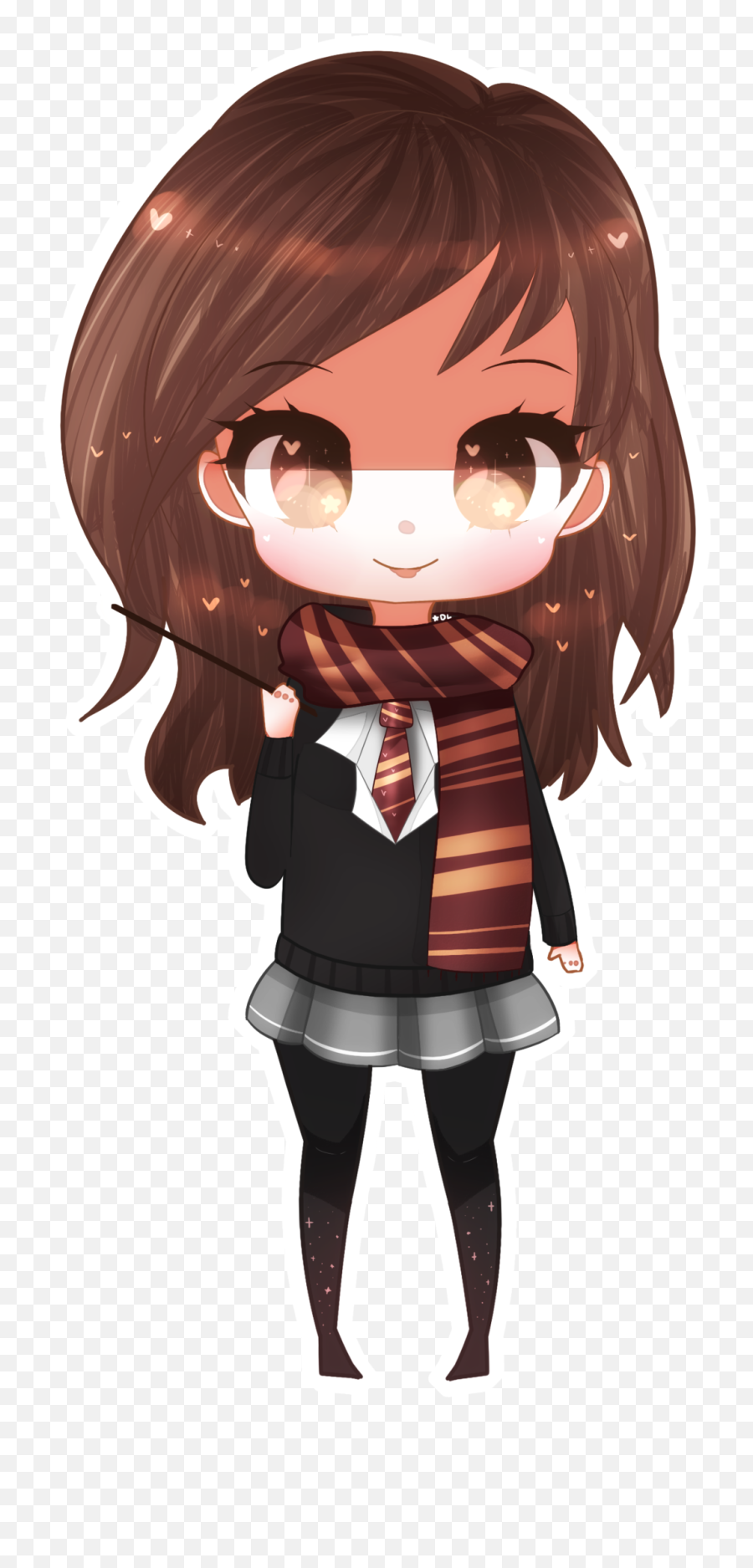 Chibi Hermione - Drawing Chibi Harry Potter Png,Hermione Png