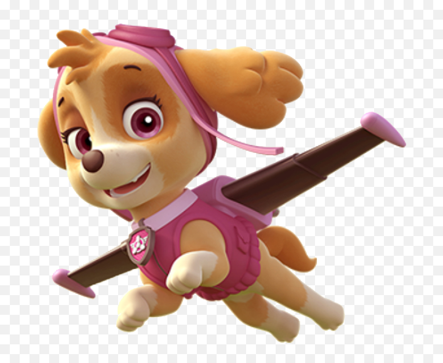 Download Hd Patrulha Canina Skye 7 Png - Paw Patrol Skye Flying,Paw Patrol Png