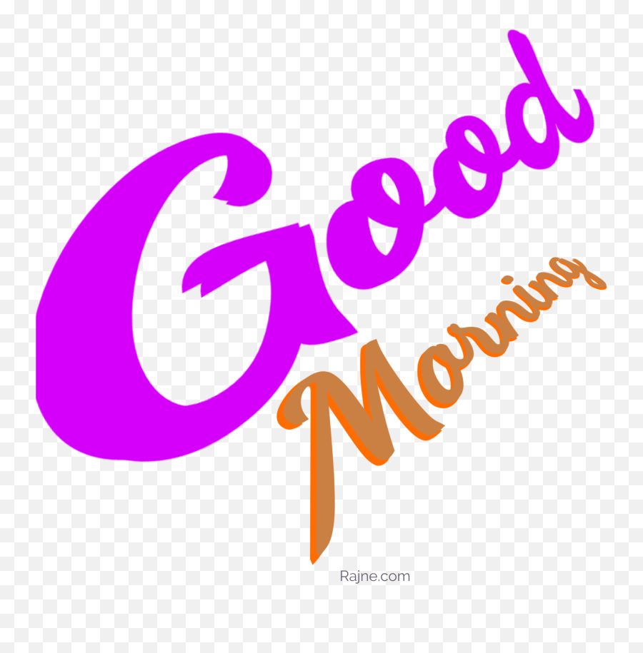 Download Good Morning Png Photo - Good Morning Calligraphy Png,Morning Png