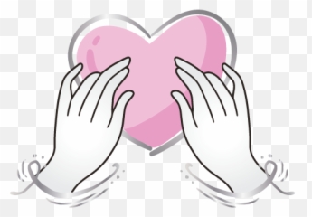 Create Hand Drawn Logo With Hands Holding Heart Template Png