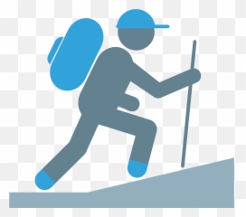 Hiker Clipart Free Download Transparent Png Creazilla Hiking Icon Vector
