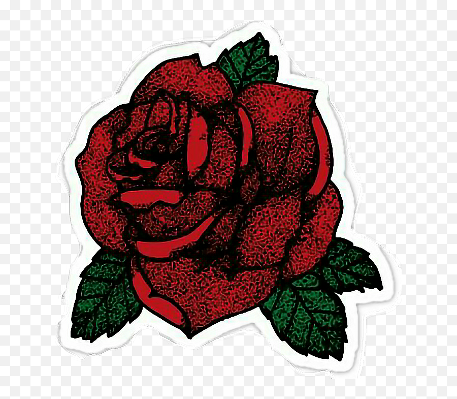 Sticker Rose Wall Decal Tattoo Flower - Rose Sticker Png,Tumblr Transparent Stickers