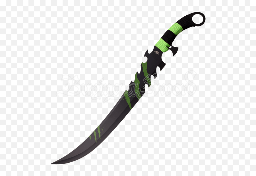 Green Claw Marks Fantasy Sword - Zombie Killer Sword Png,Claw Slash Png