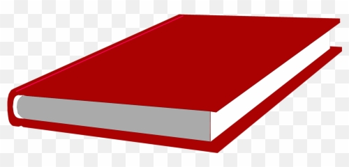 Open Book Black And White Transparent - Red Clipart Png