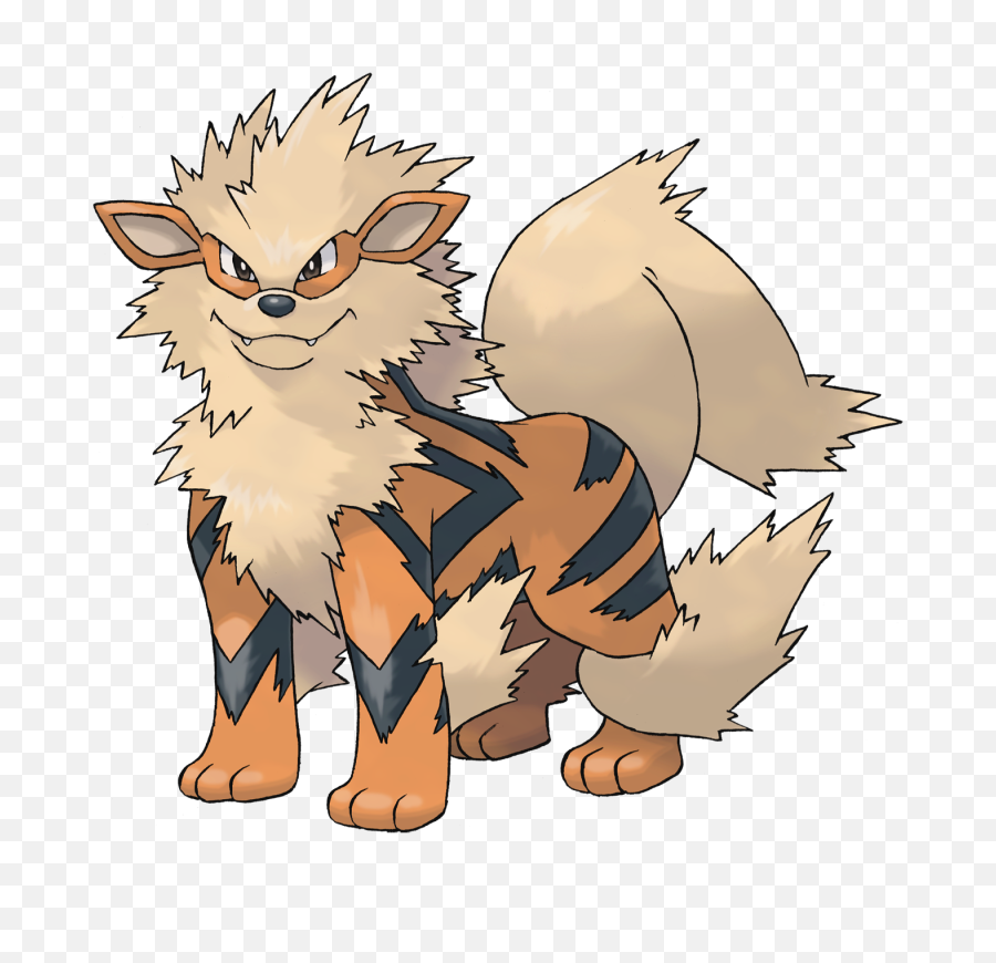 Arcanine Growlithe Pokemon Transparent - Pokemon Arcanine Png,Growlithe Png