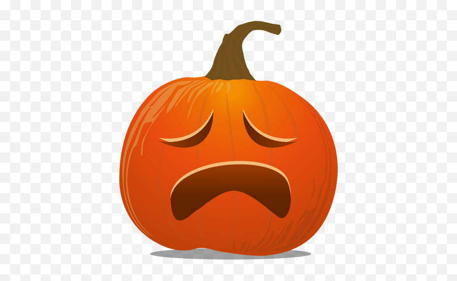 Cry Pumpkin Emoticon - Transparent Png U0026 Svg Vector Sad Pumpkin Face Png,Cry Png