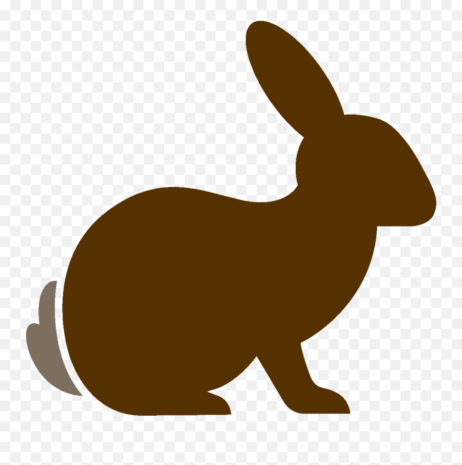 Bunny Silhouette Png - Domestic Rabbit,Bunny Clipart Png