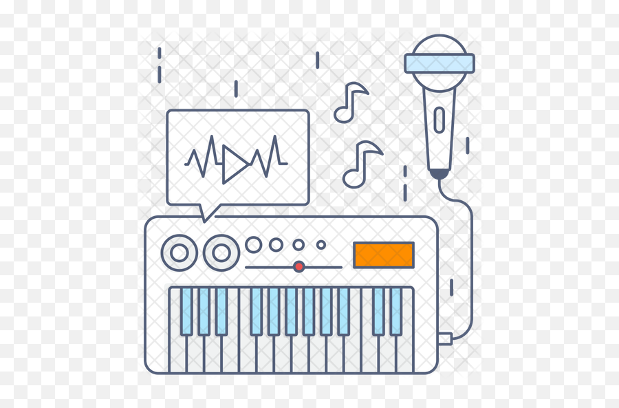 Electric Keyboard Icon - Musical Keyboard Png,Music Keyboard Png