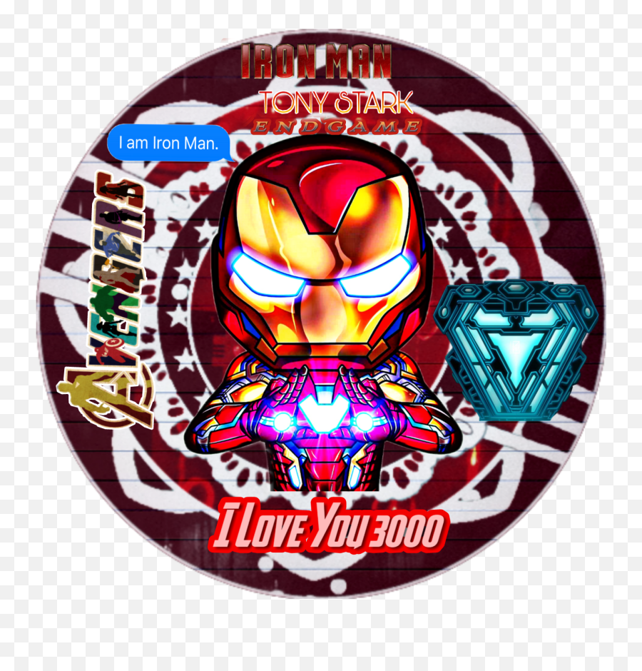Ironman - Tony Stark I Am Ironman I Love You 3000 I Png,Iron Man Symbol Png