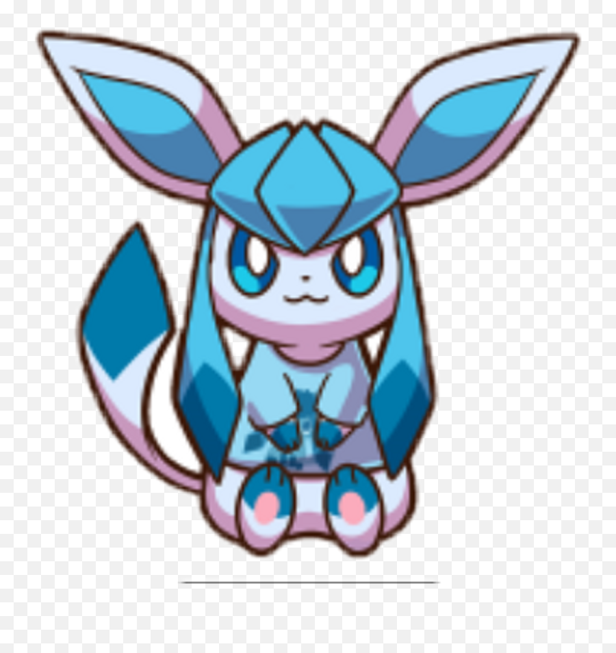 Download Glaceon Sticker - Glaceon Kawaii Png Image With No Glaceon Kawaii,Glaceon Png