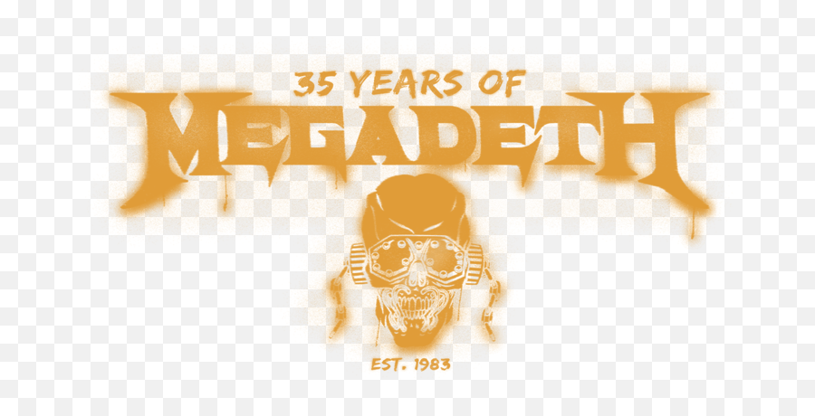 Megadeth Logo - Megadeth 35 Years Png,Megadeth Logo Png