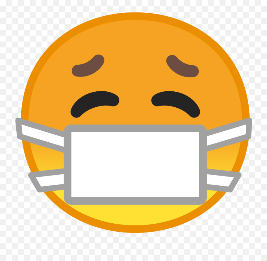Face With Medical Mask Icon Noto Emoji Smileys Iconset - Sick Emoji Face Png,Medical Png