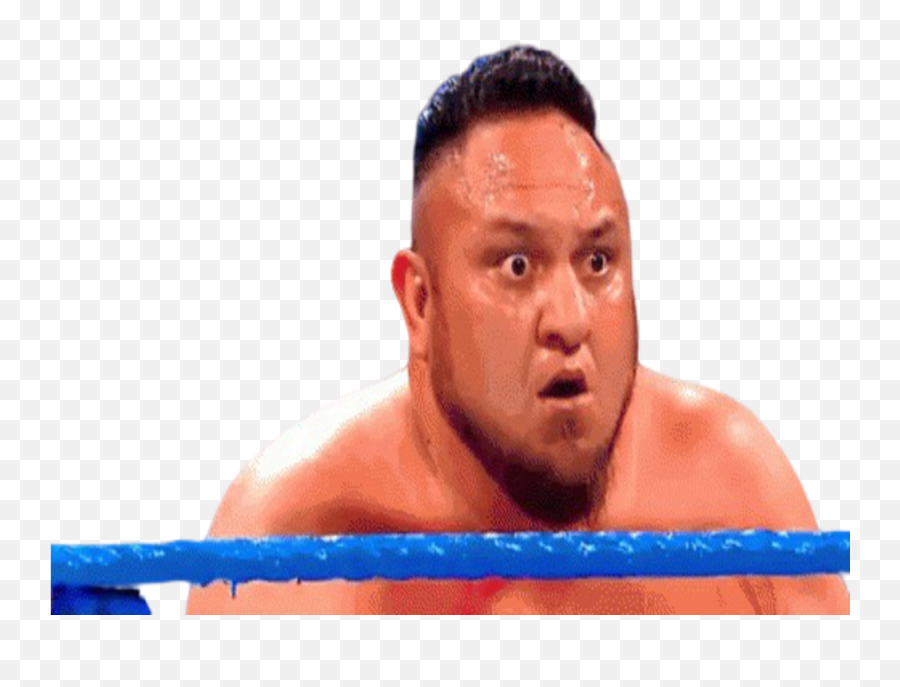 Sticker De Nope Sur Other Samoa Joe Wwe Catch Surpris Choque - Barechested Png,Samoa Joe Png