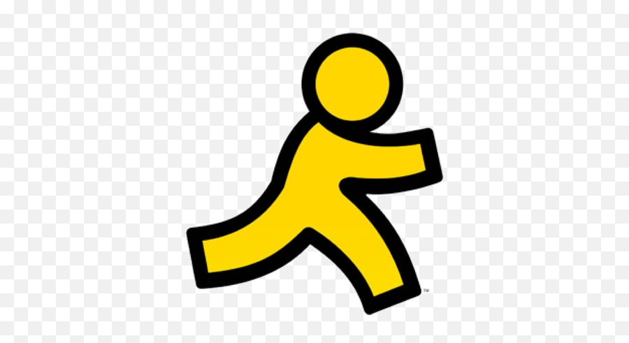 Instant Messenger Logos - Aol Running Man Png,Messenger Logo Png